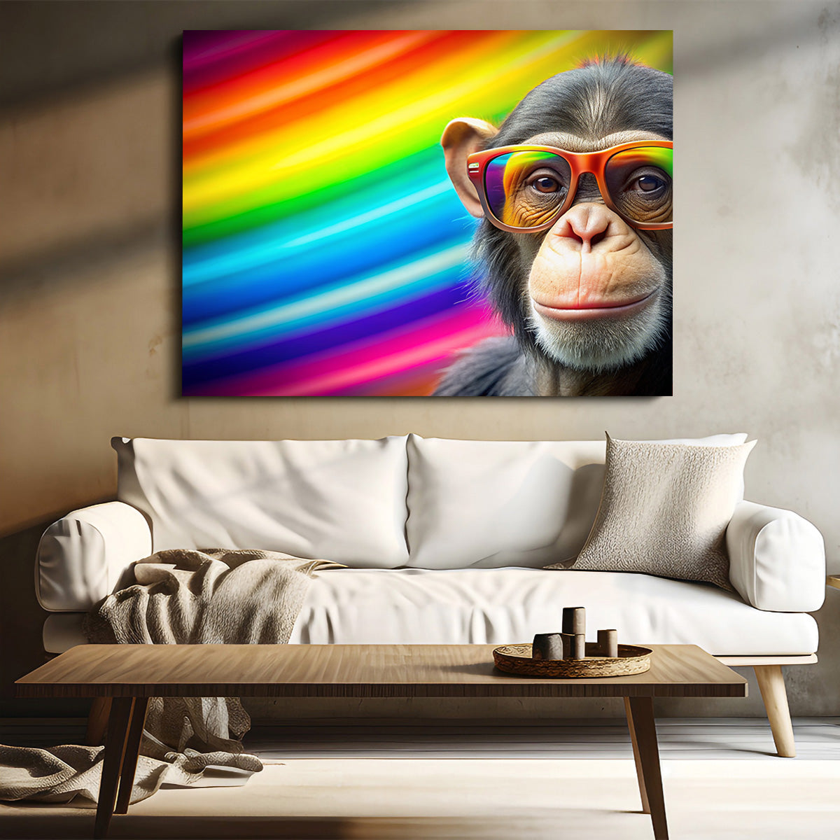 Vibrant Monkey Color Wall Art for Stunning Home Decor
