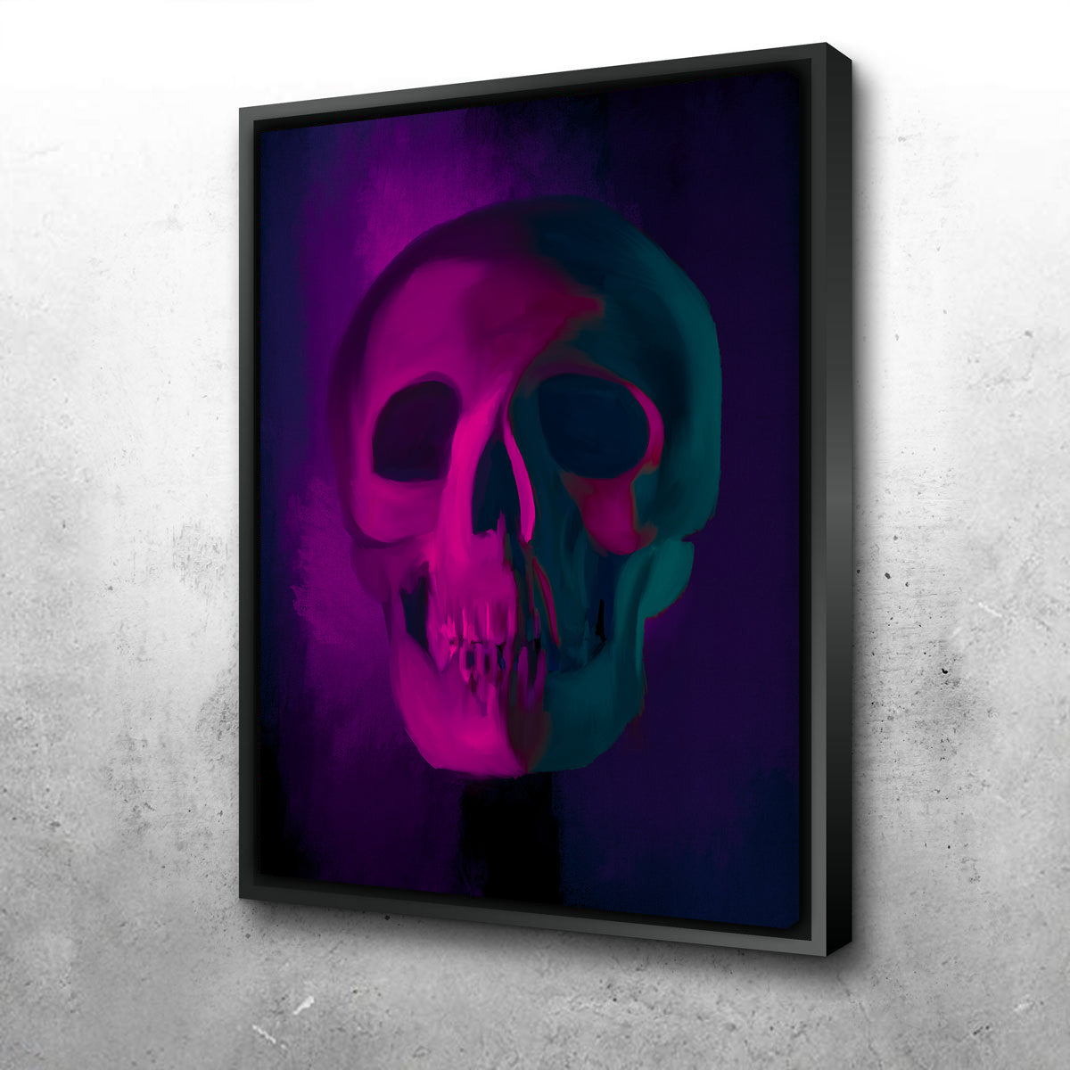 Eye - Catching Purple Shade Skull Wall Art by Andy Brackpool