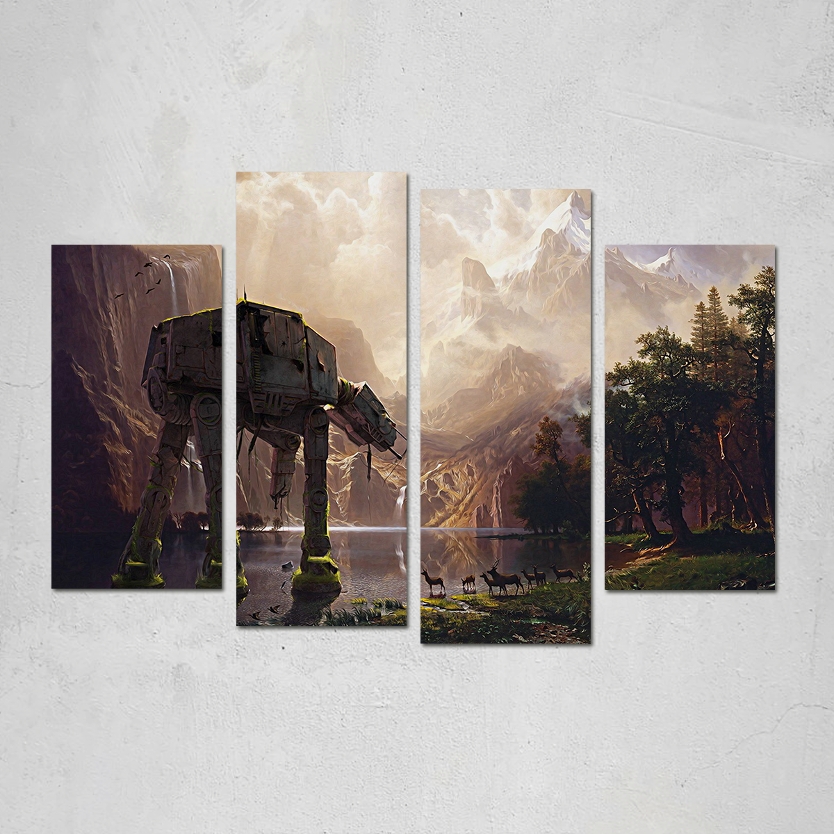 Stunning AT - AT Walker Wall Art for Star Wars Fans
