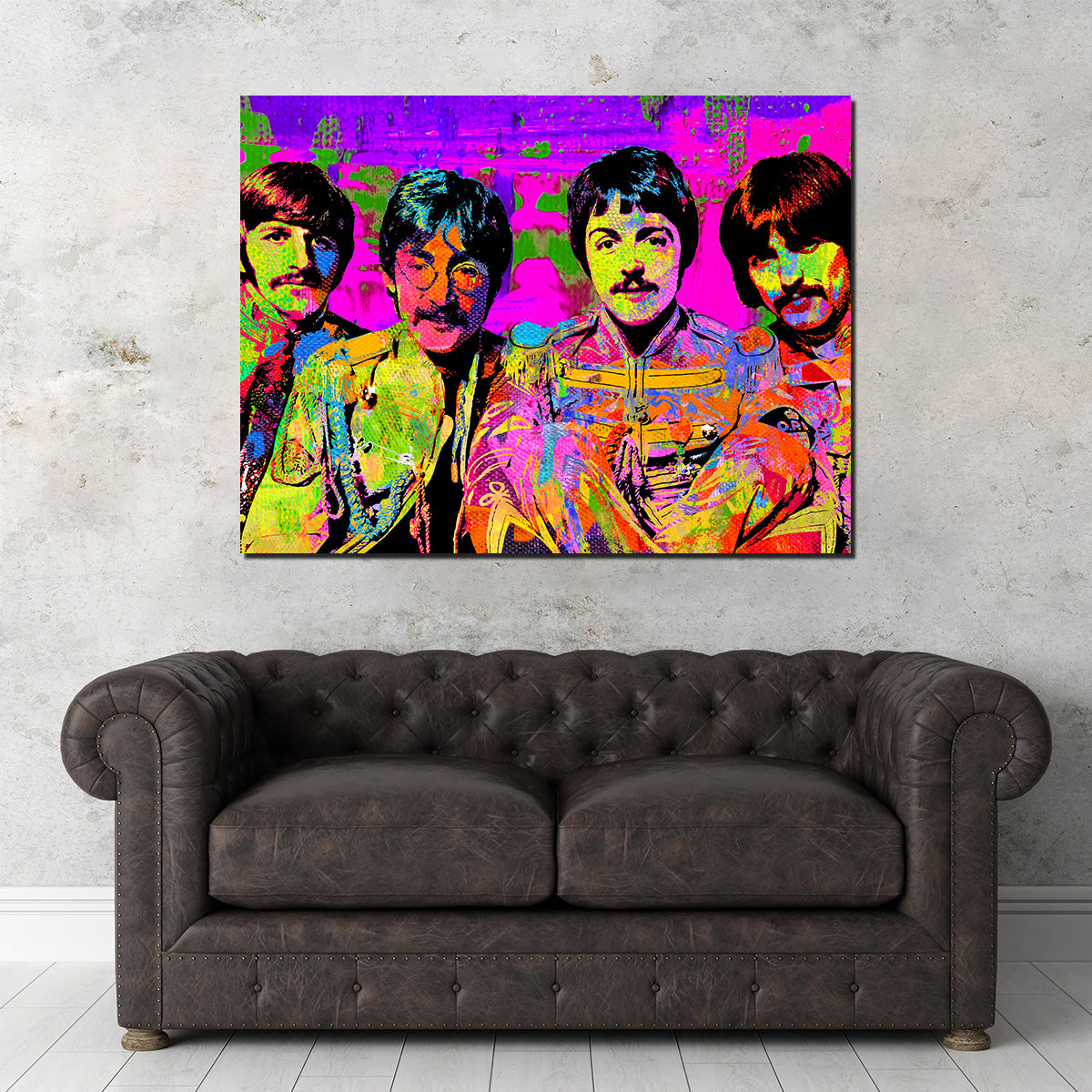 Sgt. Pepper's Iconic Beatles Wall Art by Stephen Chambers