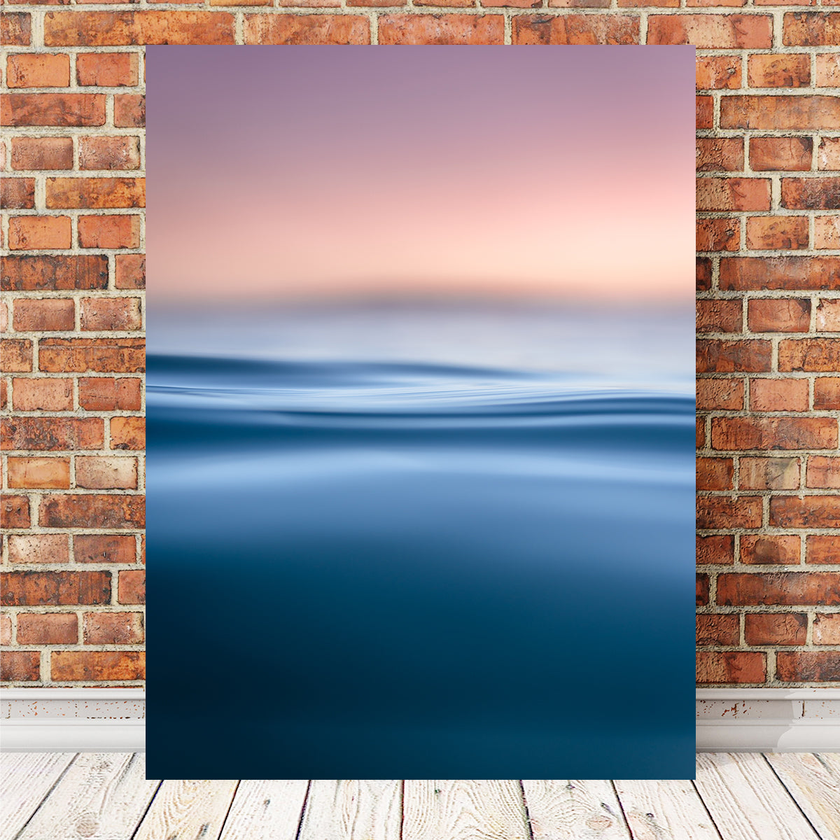 Exquisite Ocean Silk Wall Art by Lucas Moore