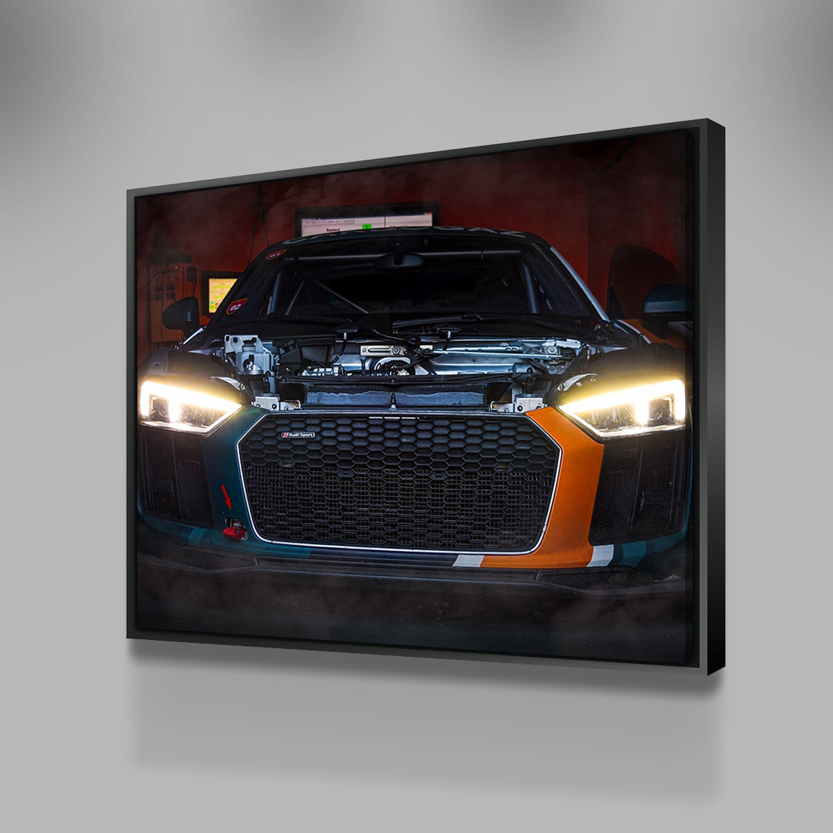 High - Quality Audi R8 Racing Wall Art by George Sorin