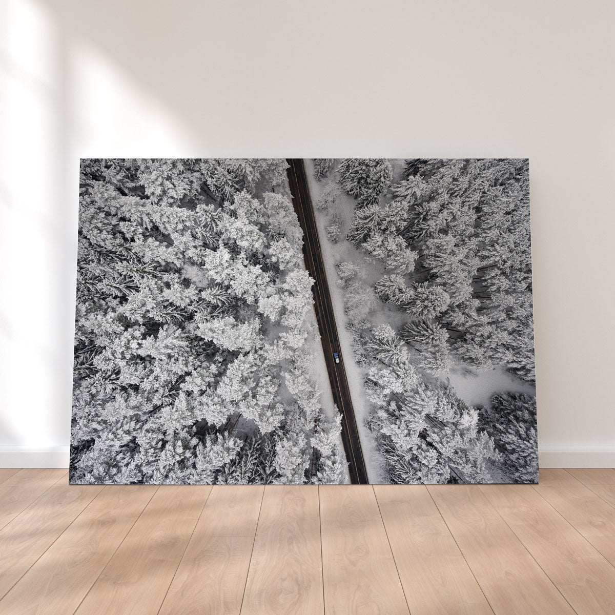 Exquisite Snowy Road Wall Art by Karolis Janulis