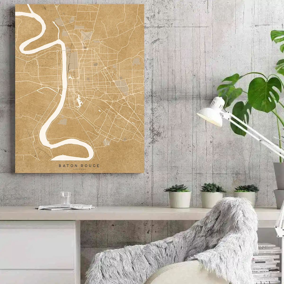 Stunning Baton Rouge Wall Art by Blursbyai
