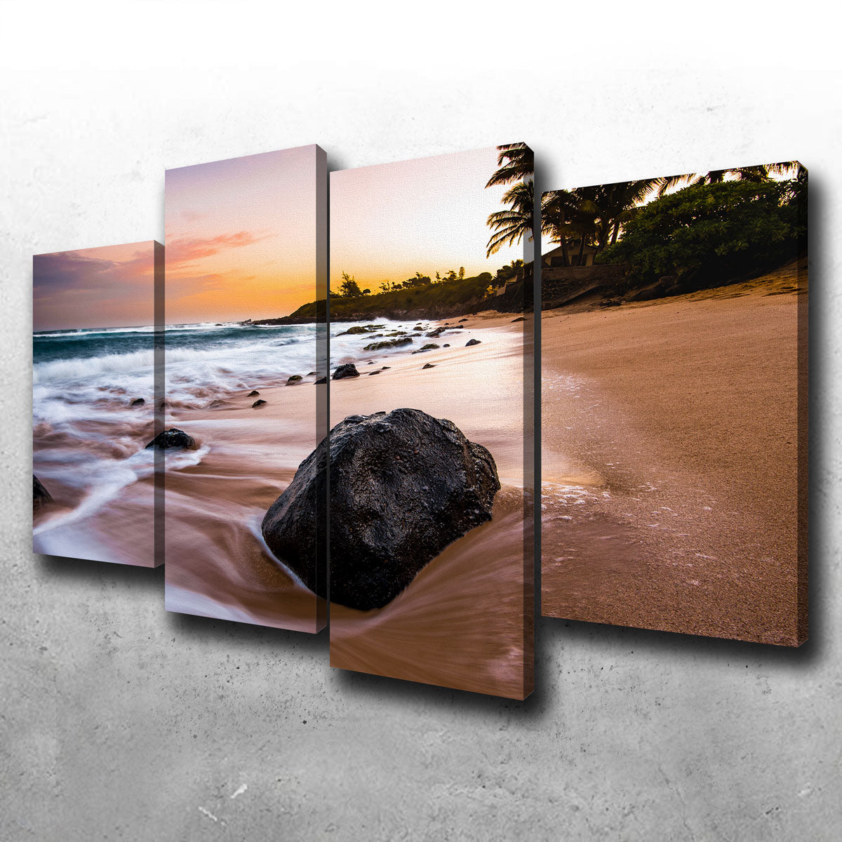 Exquisite Smooth Shore Wall Art by Lucas Moore