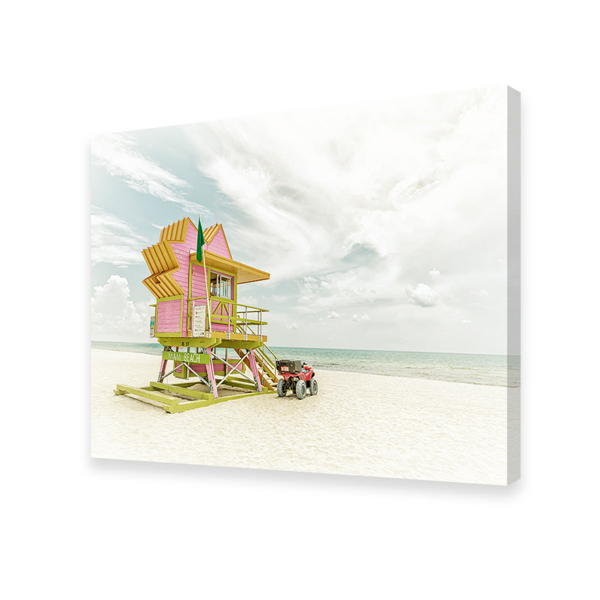 Stunning Miami Beach Vintage Florida Flair Wall Art by Melanie Viola