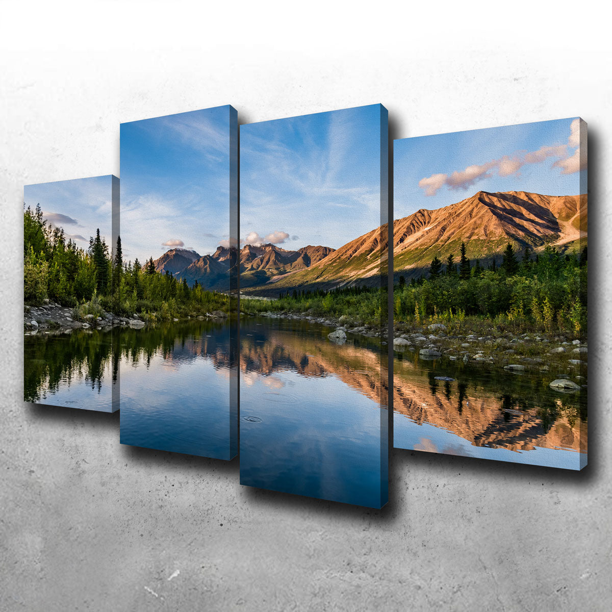 Breathtaking Alaskan Reflections Wall Art by Lucas Moore