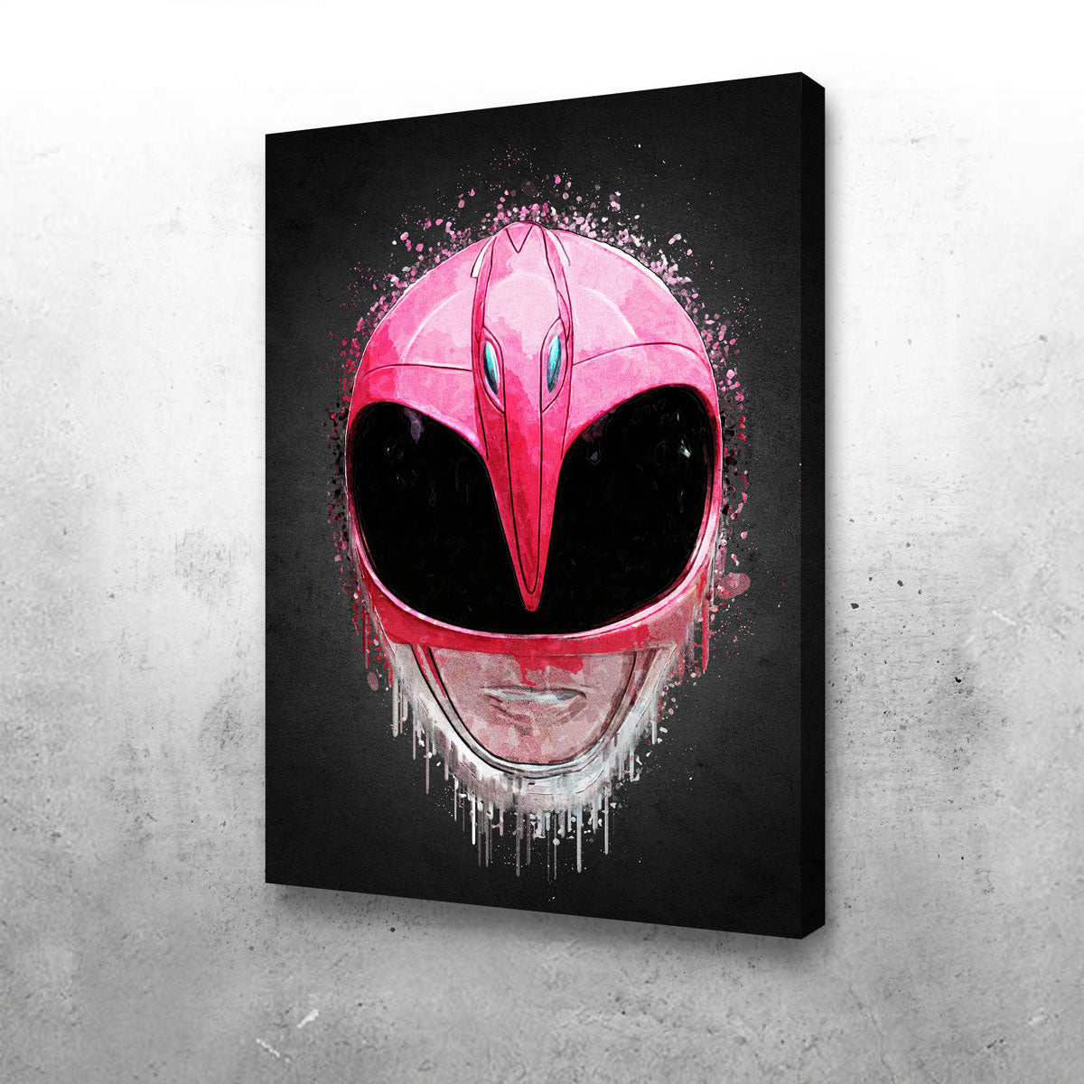 Stunning Pink Ranger Portrait Wall Art by Gab Fernando