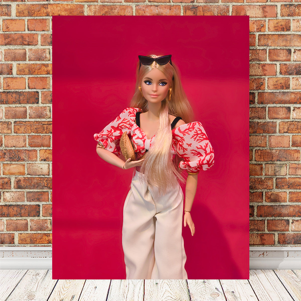 Stunning Barbie Red Canvas Print