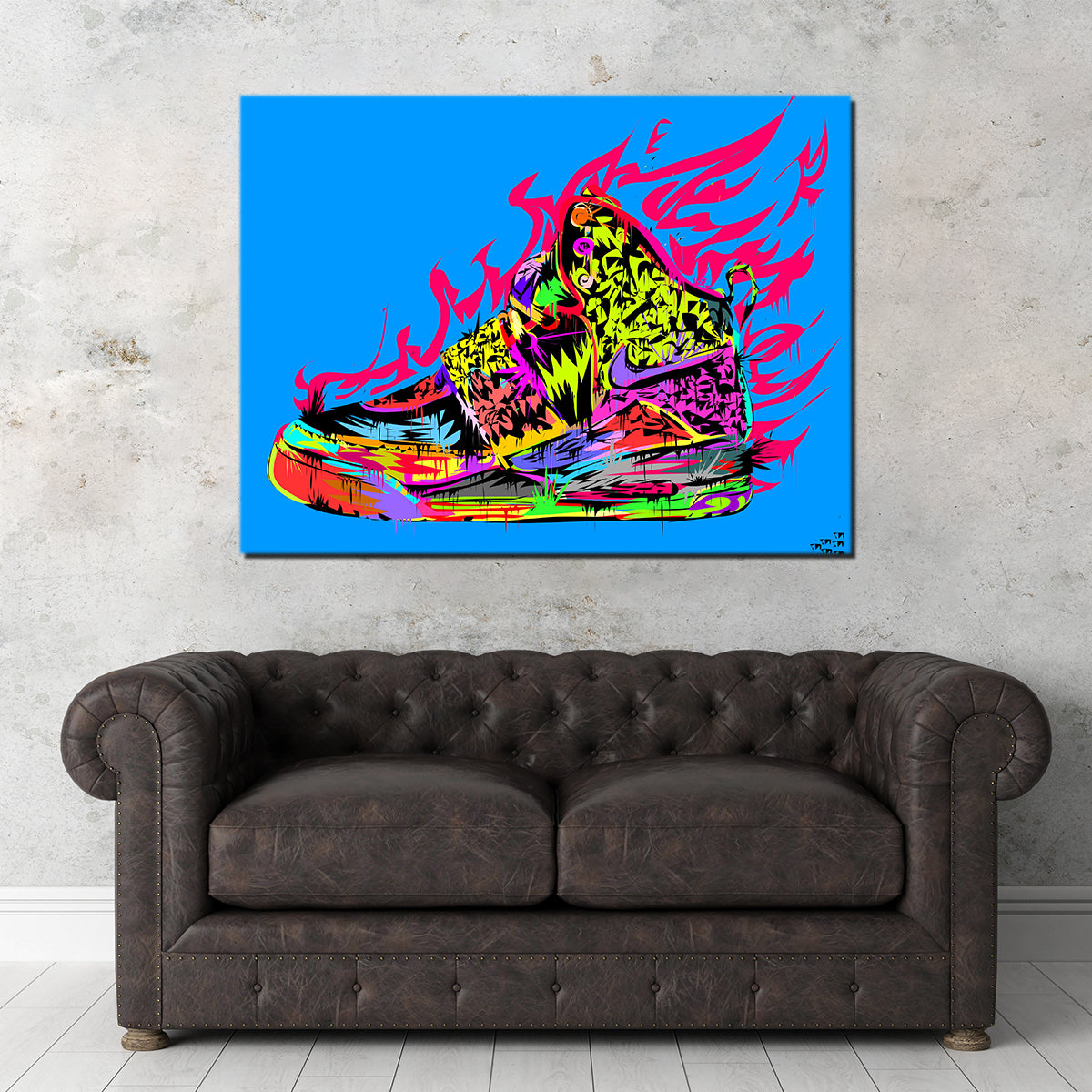 Stylish Air Yeezy Inspired Wall Art for Your Home Decor