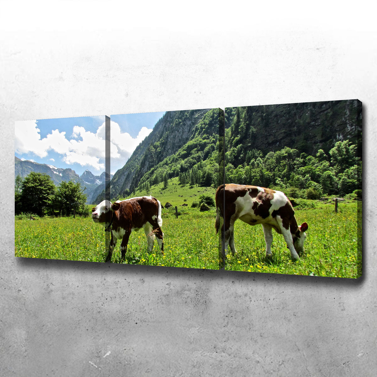Stunning Alpine Calf Wall Art by David Campbell