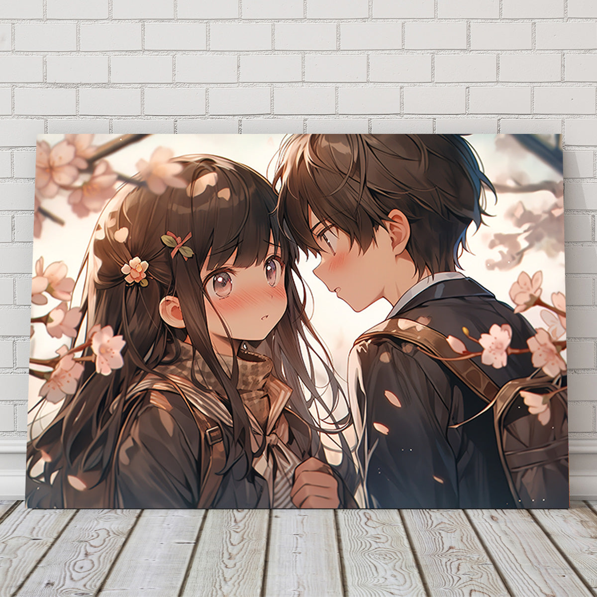Stunning Anime Couple Wall Art