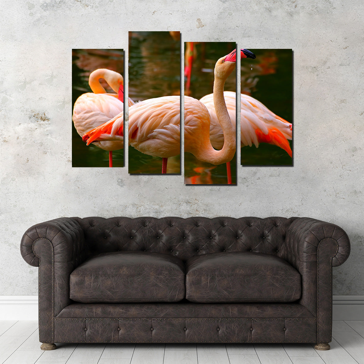 Stunning Pink Flamingo Birds Wall Art for Your Home Decor