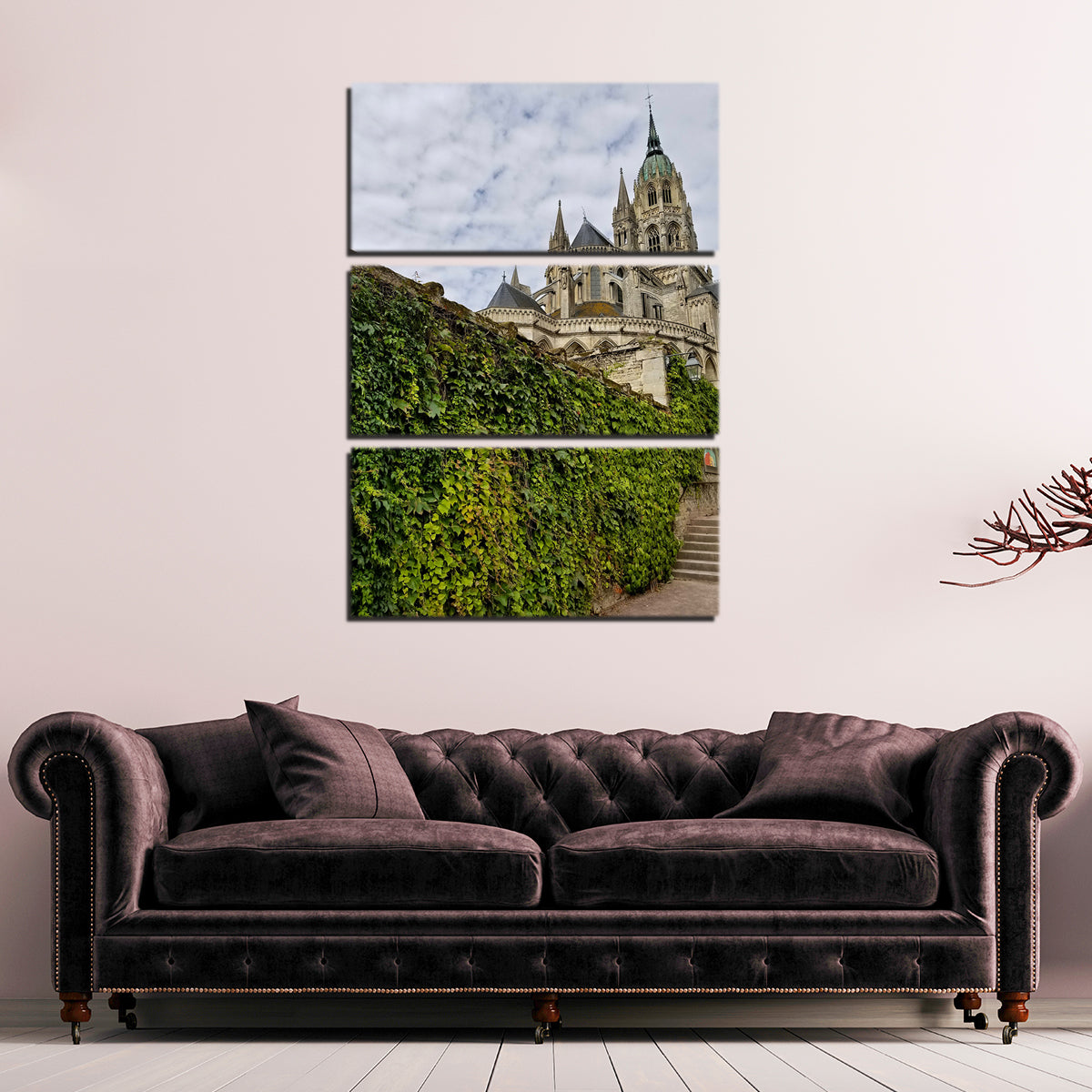 Exquisite Bayeux Cathedral Wall Art by David Campbell