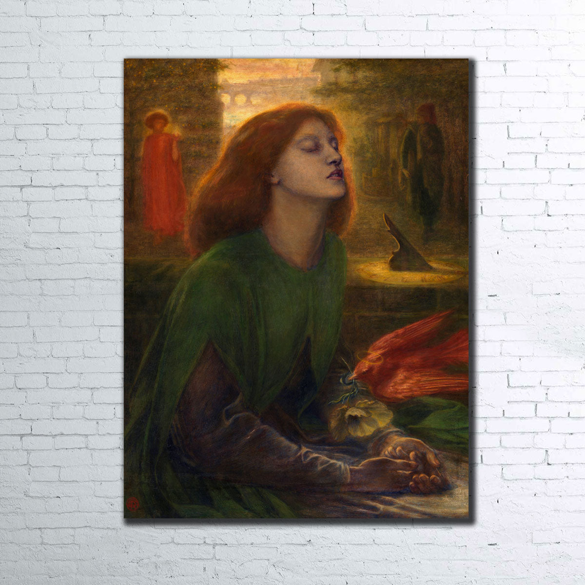 Exquisite Beata Beatrix Wall Art by Dante Gabriel Rossetti