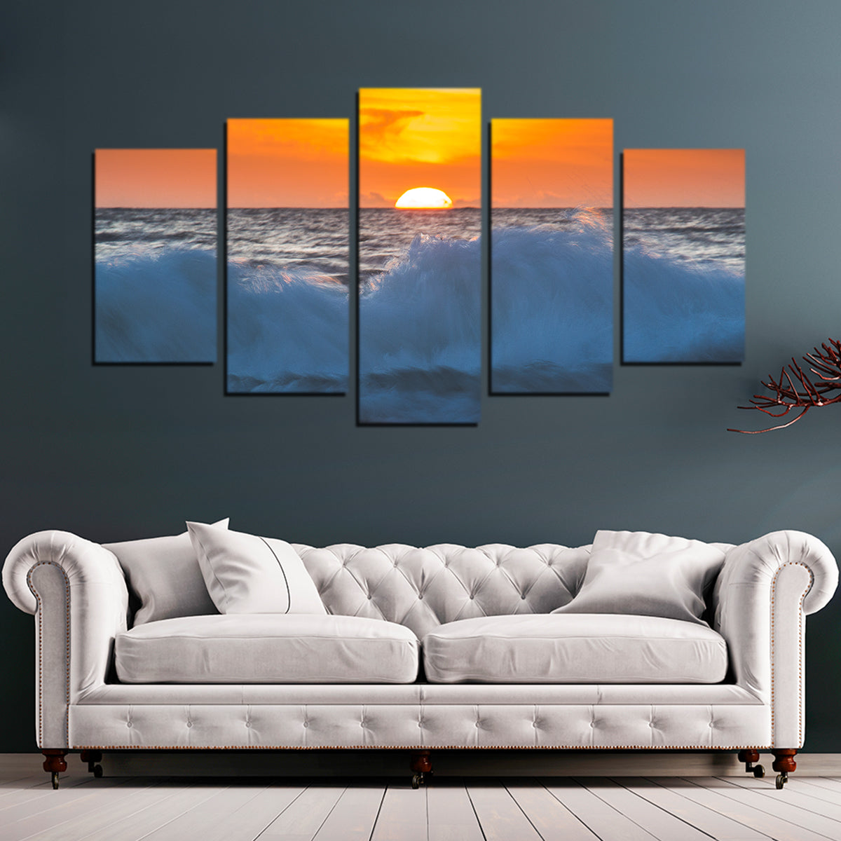 Breathtaking Ocean Sunrise Wall Art by Mike Cotton