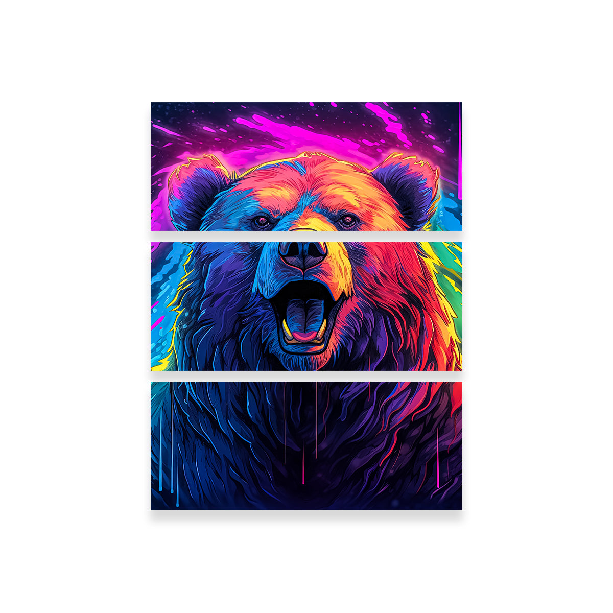 Stunning Bear Art Wall Art for Home Decor