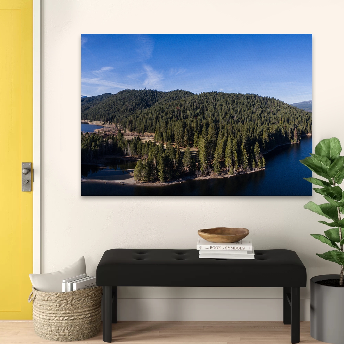 Breathtaking Siskiyou Lake and Mount Shasta Wall Art for Stunning Home Decor