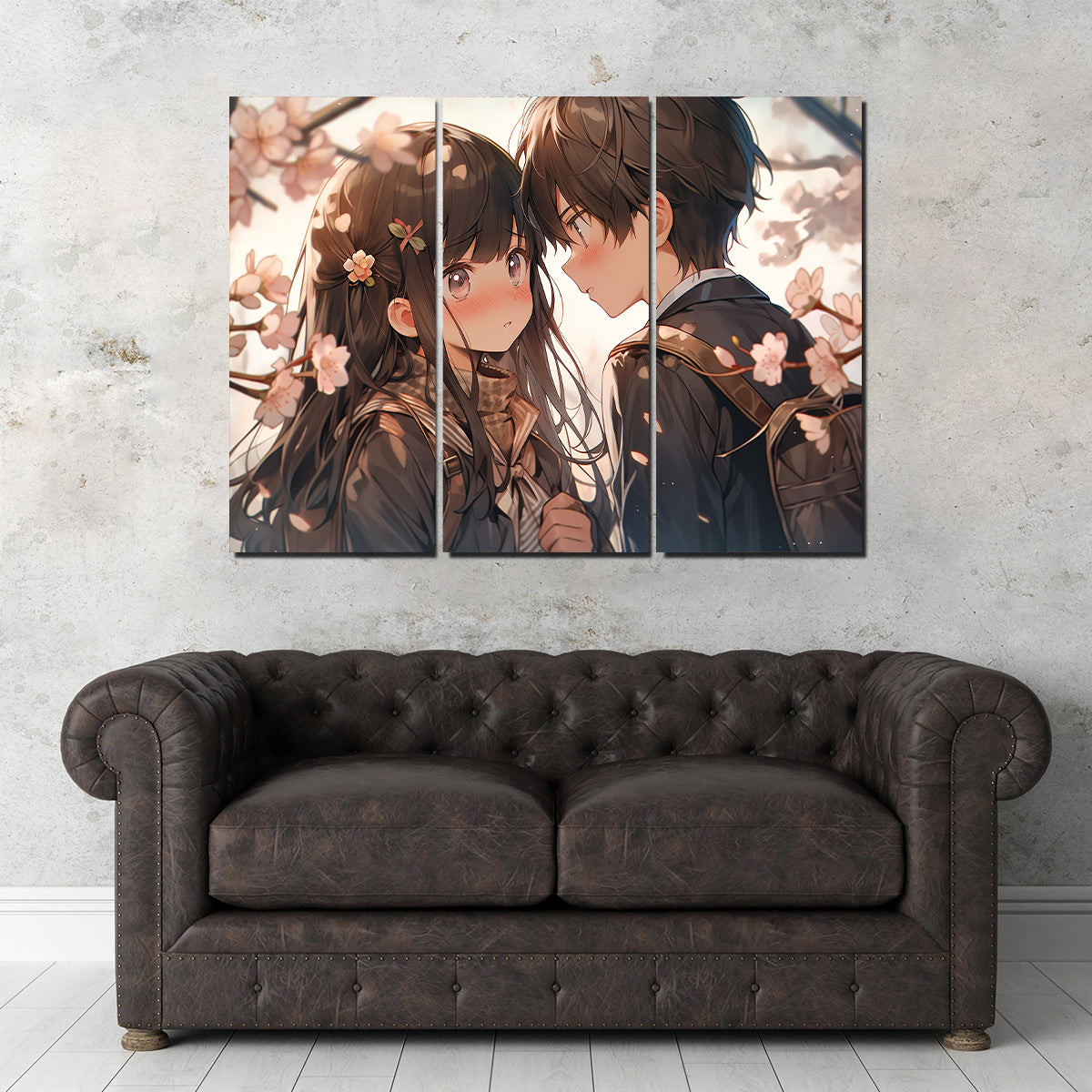 Stunning Anime Couple Wall Art