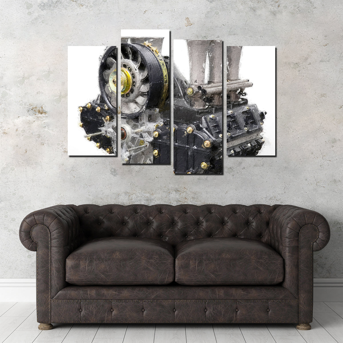 Stunning Porsche 911 Engine 1 Wall Art by Stephen Chambers