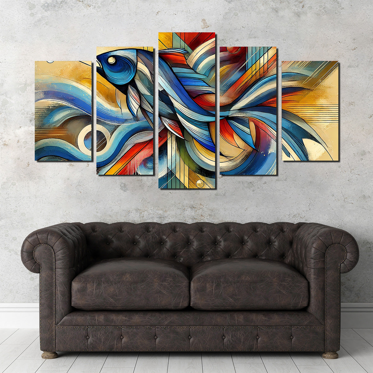 Stunning Modern Fish Art Wall Decor for Your Home