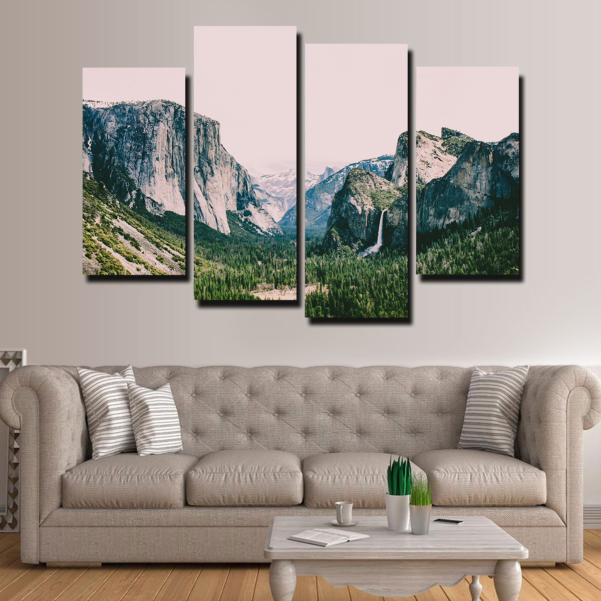 Stunning Pink Yosemite Wall Art by Kyle Sherry