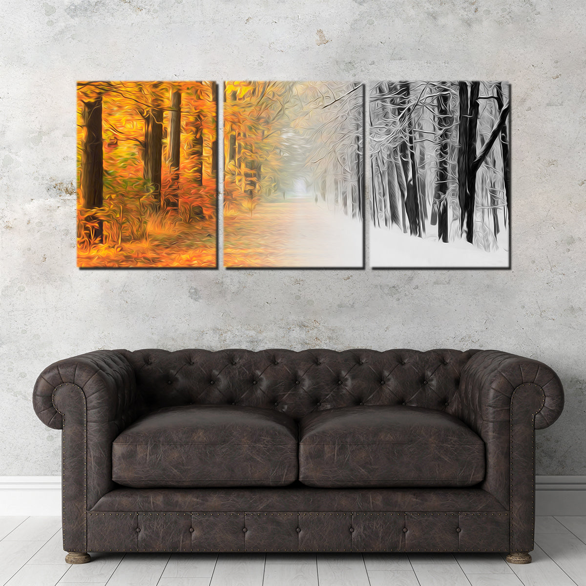 Stunning Autumn - Winter Wall Art by George Sorin