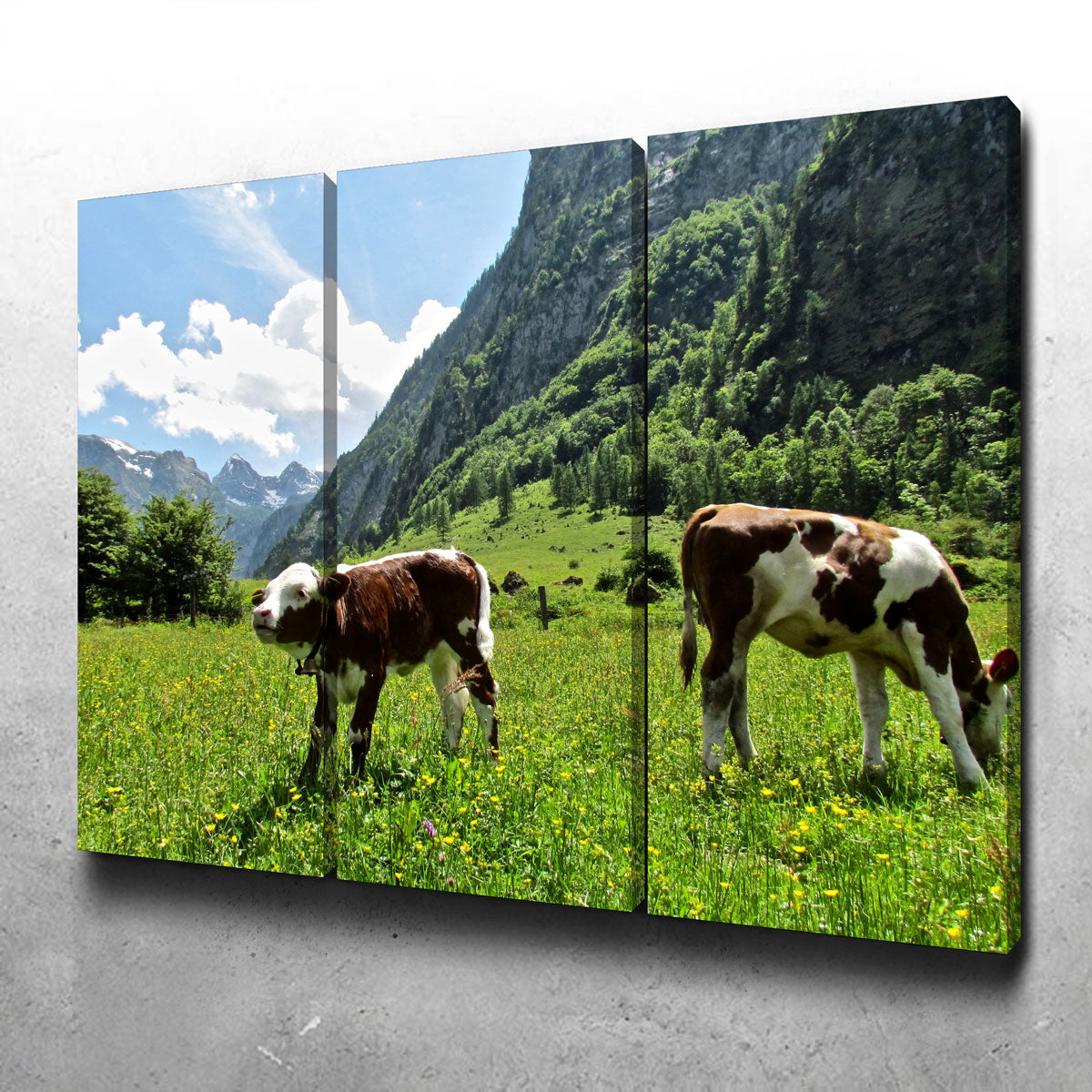 Stunning Alpine Calf Wall Art by David Campbell
