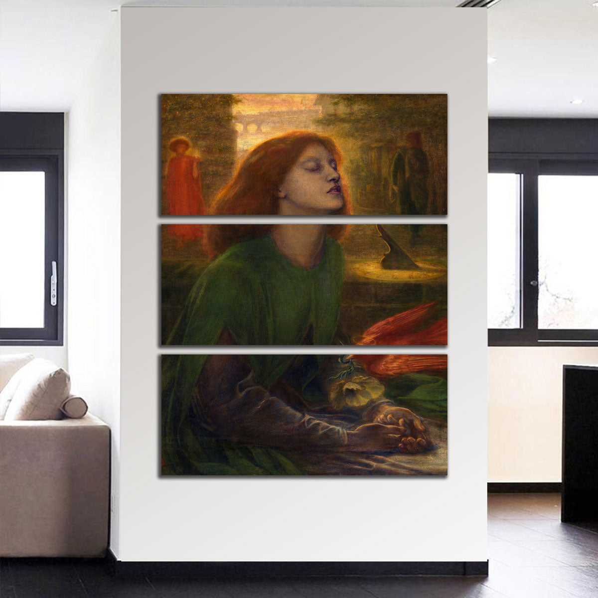 Exquisite Beata Beatrix Wall Art by Dante Gabriel Rossetti