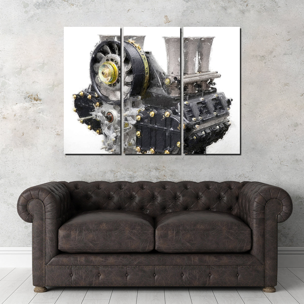 Stunning Porsche 911 Engine 1 Wall Art by Stephen Chambers