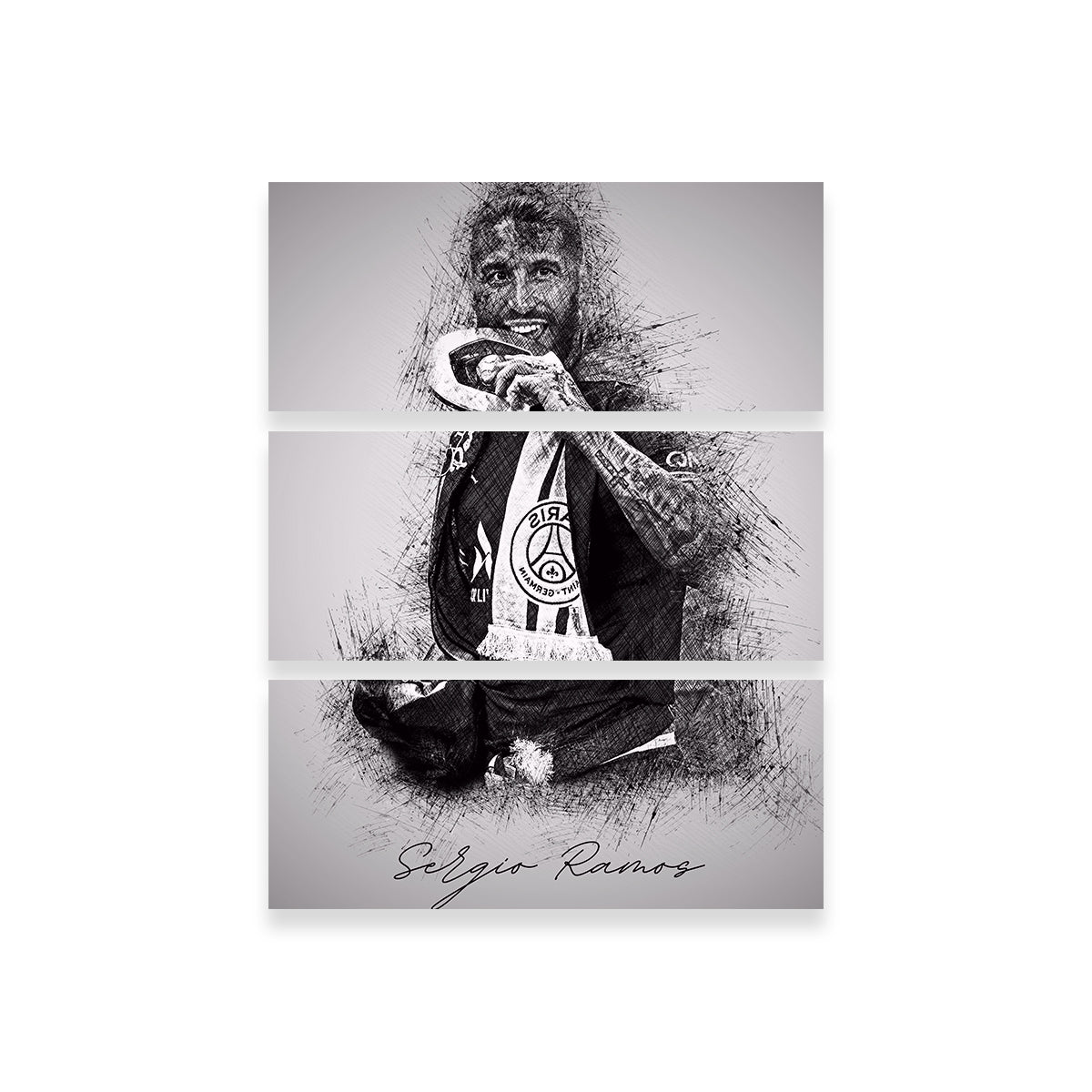Stunning Sergio Ramos 2 Wall Art by Albi Art