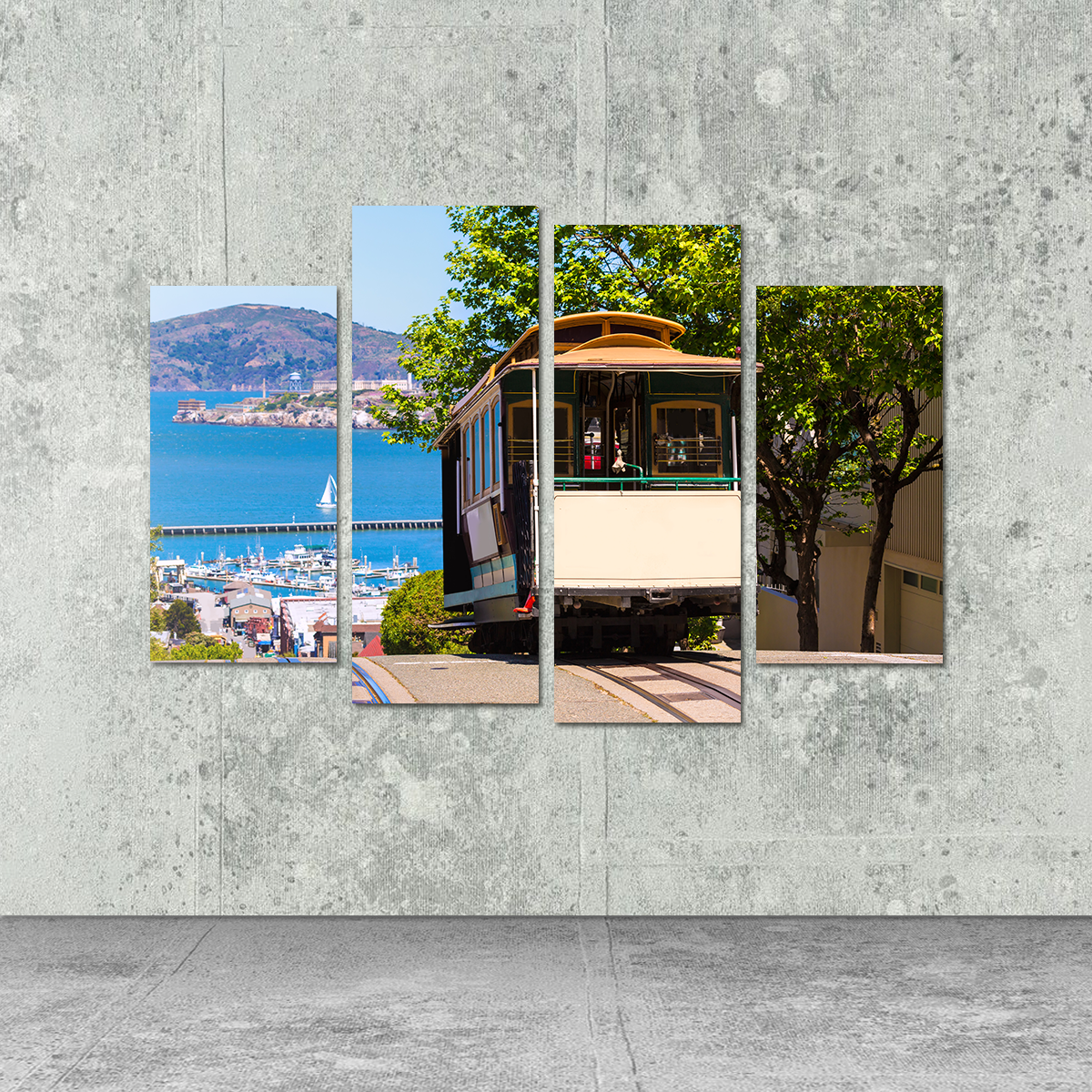 Hyde Street Cable Car High - Quality Wall Art for Stunning Home Decor