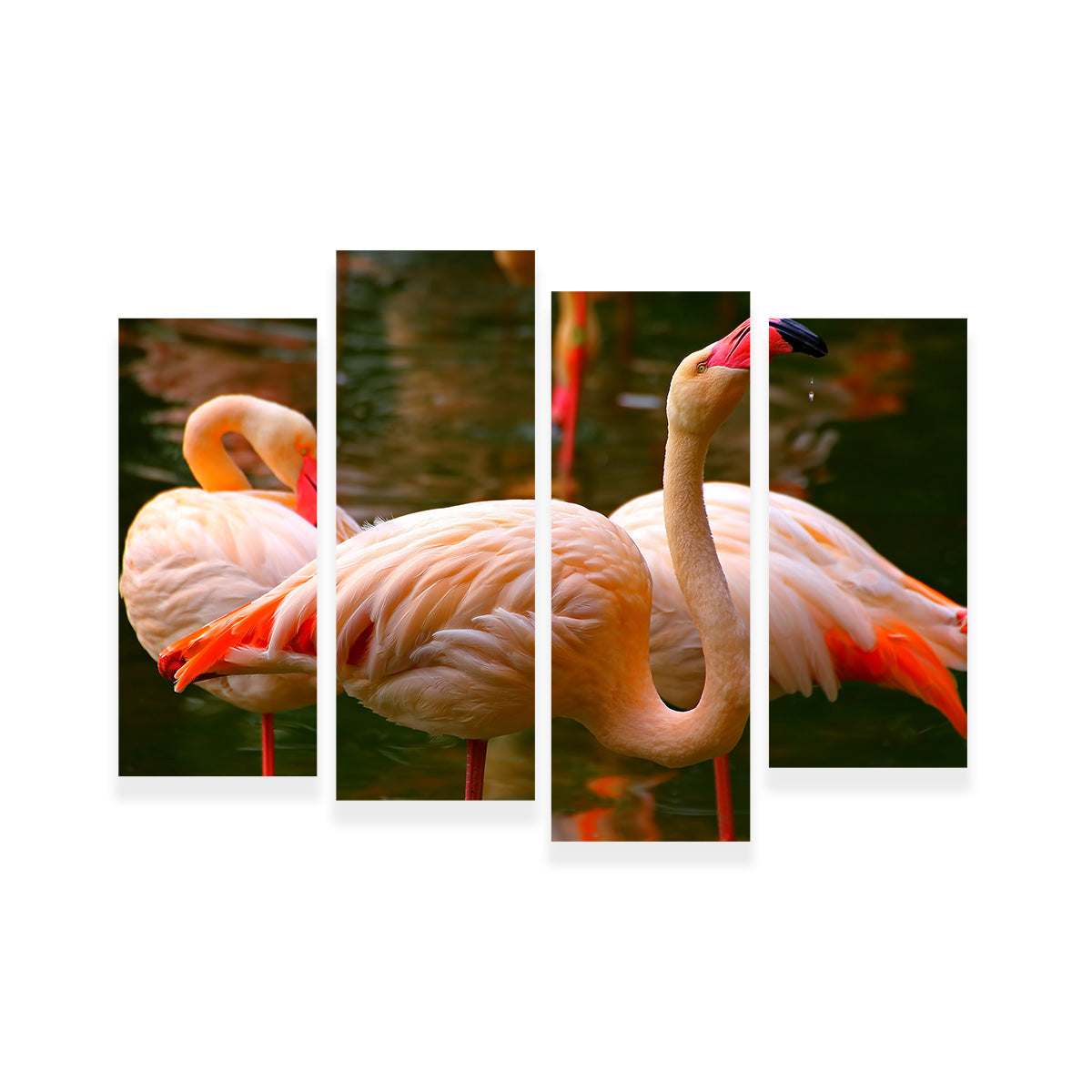 Stunning Pink Flamingo Birds Wall Art for Your Home Decor