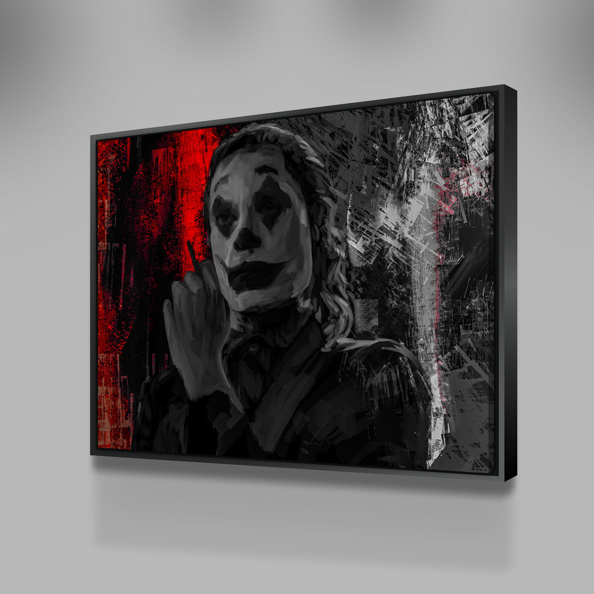 Eye - Catching Smoking Joker Wall Art by Andy Brackpool