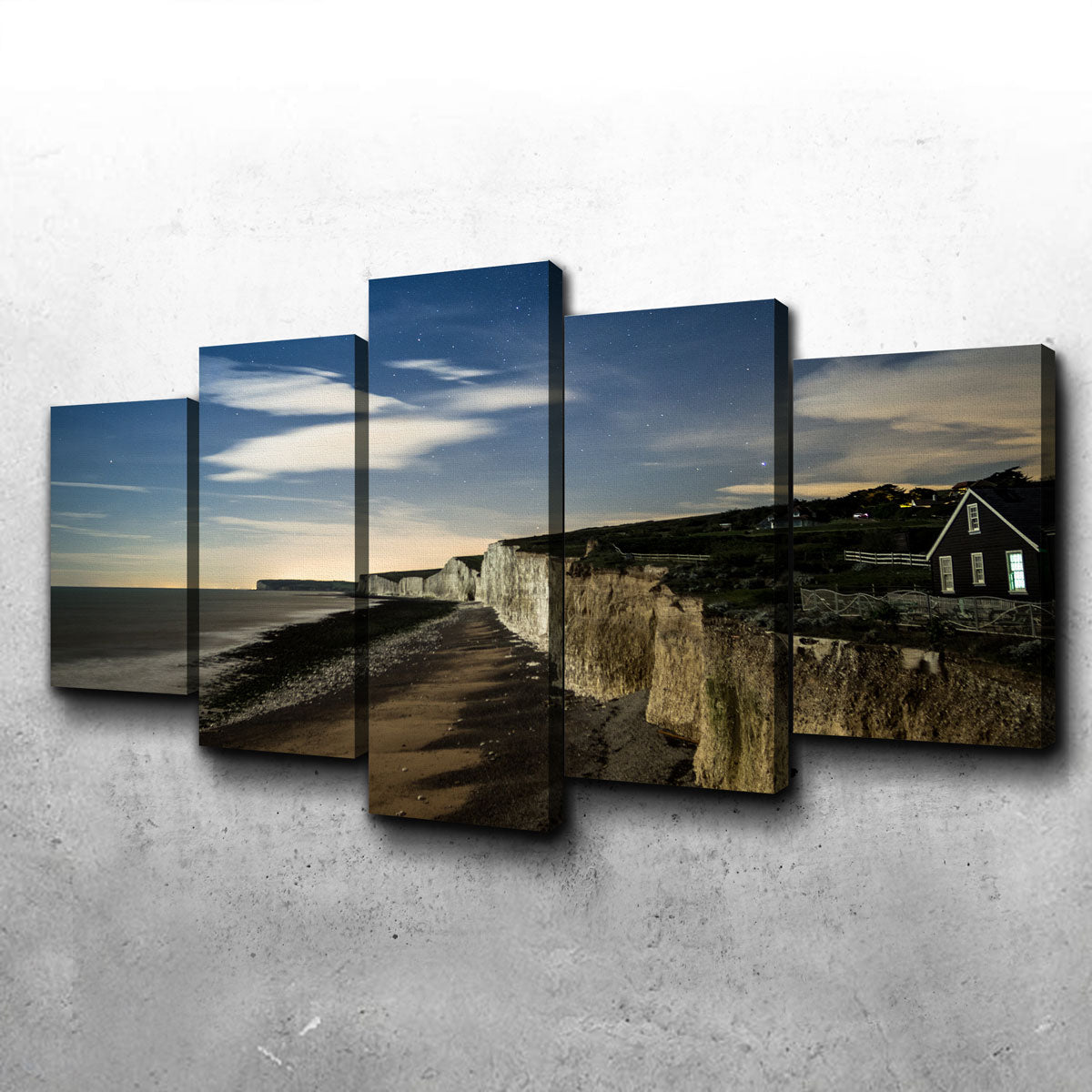 Stunning Chalk Cliffs at Birling Gap Wall Art by Mike Cotton