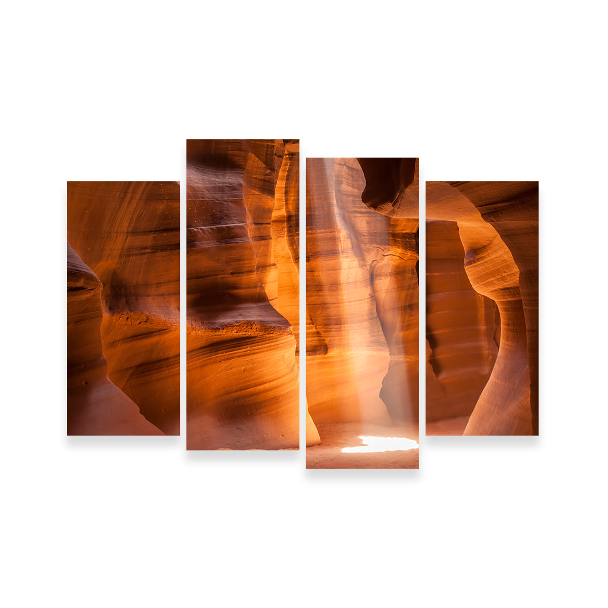 Stunning Antelope Canyon Lightbeam Wall Art by Melanie Viola
