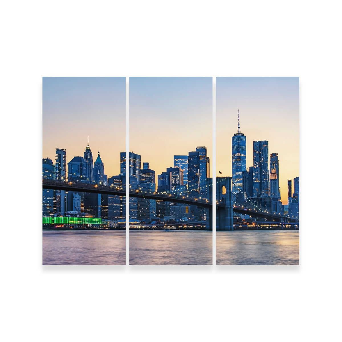Gorgeous New York Sunset Wall Art for Stunning Home Decor