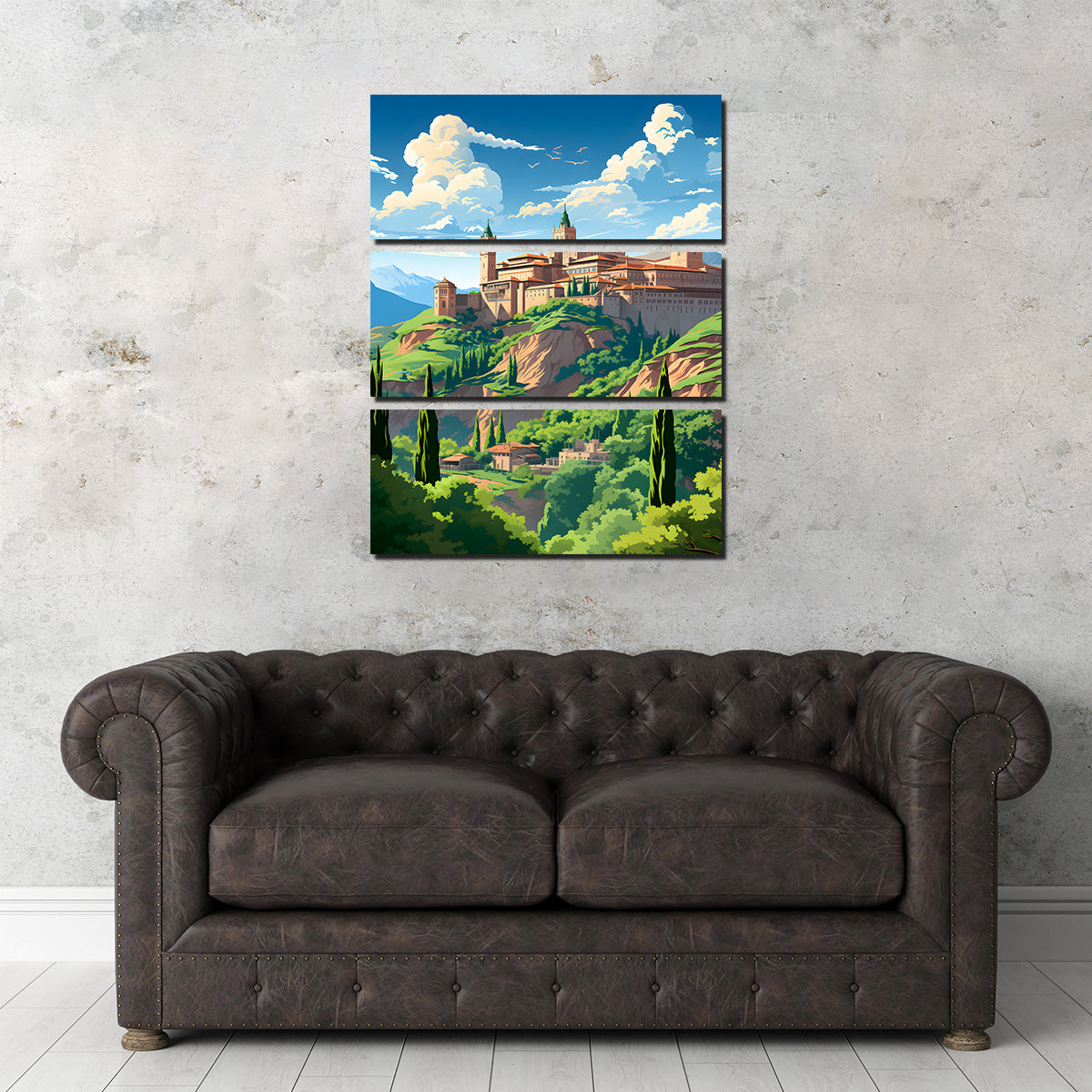 Alhambra in Grenada, Spain Stunning Wall Art by Valth Graphics