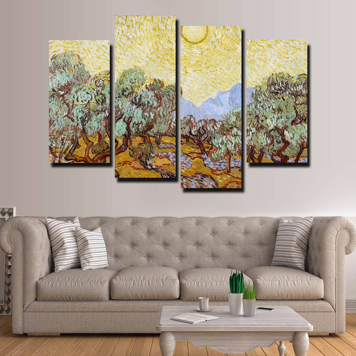 Stunning Olive Trees Wall Art by Vincent van Gogh