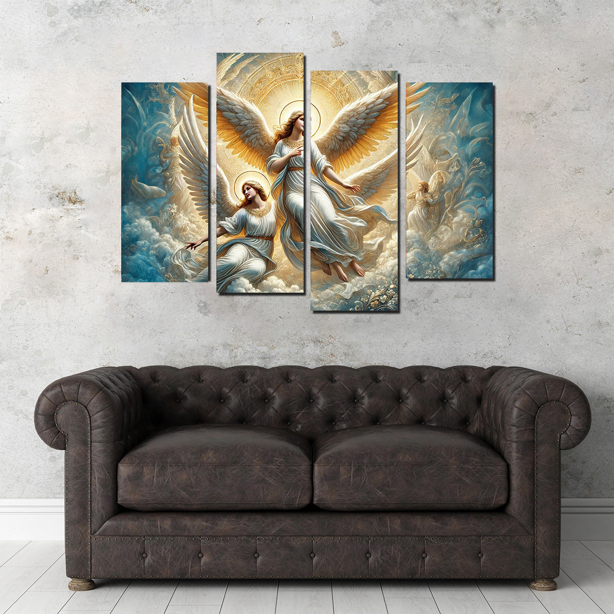 Enchanting Singing Angels Wall Art for Home Decor