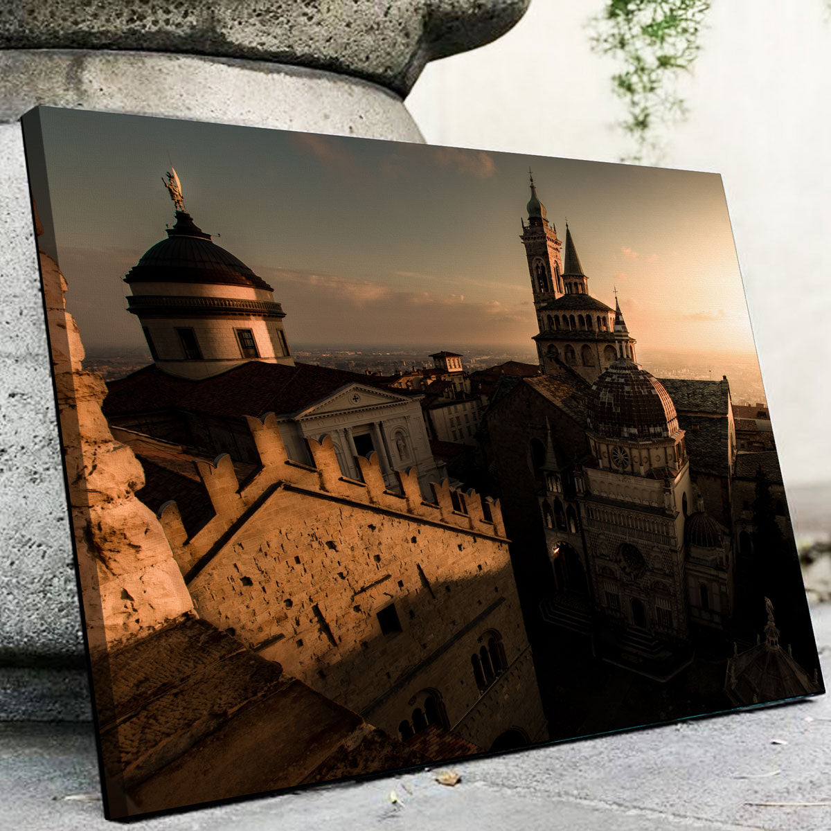 Stunning Bergamo Alta II Wall Art by Enzo Romano