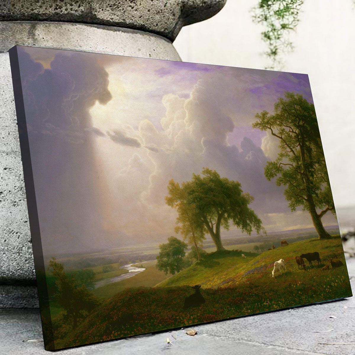 Stunning California Spring Wall Art by Albert Bierstadt