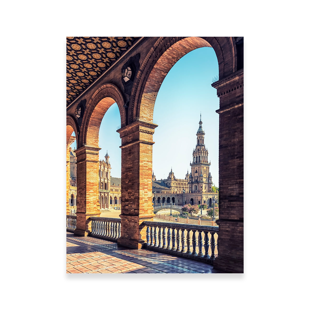 Exquisite Seville City Wall Art by Manjik Pictures