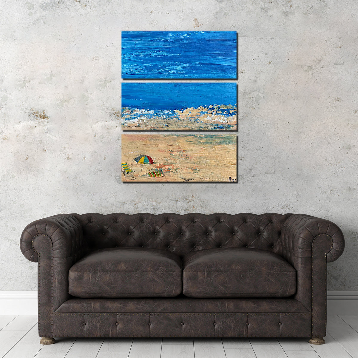 Stunning Beach Day 1 Wall Art by Peggy Hinaekian