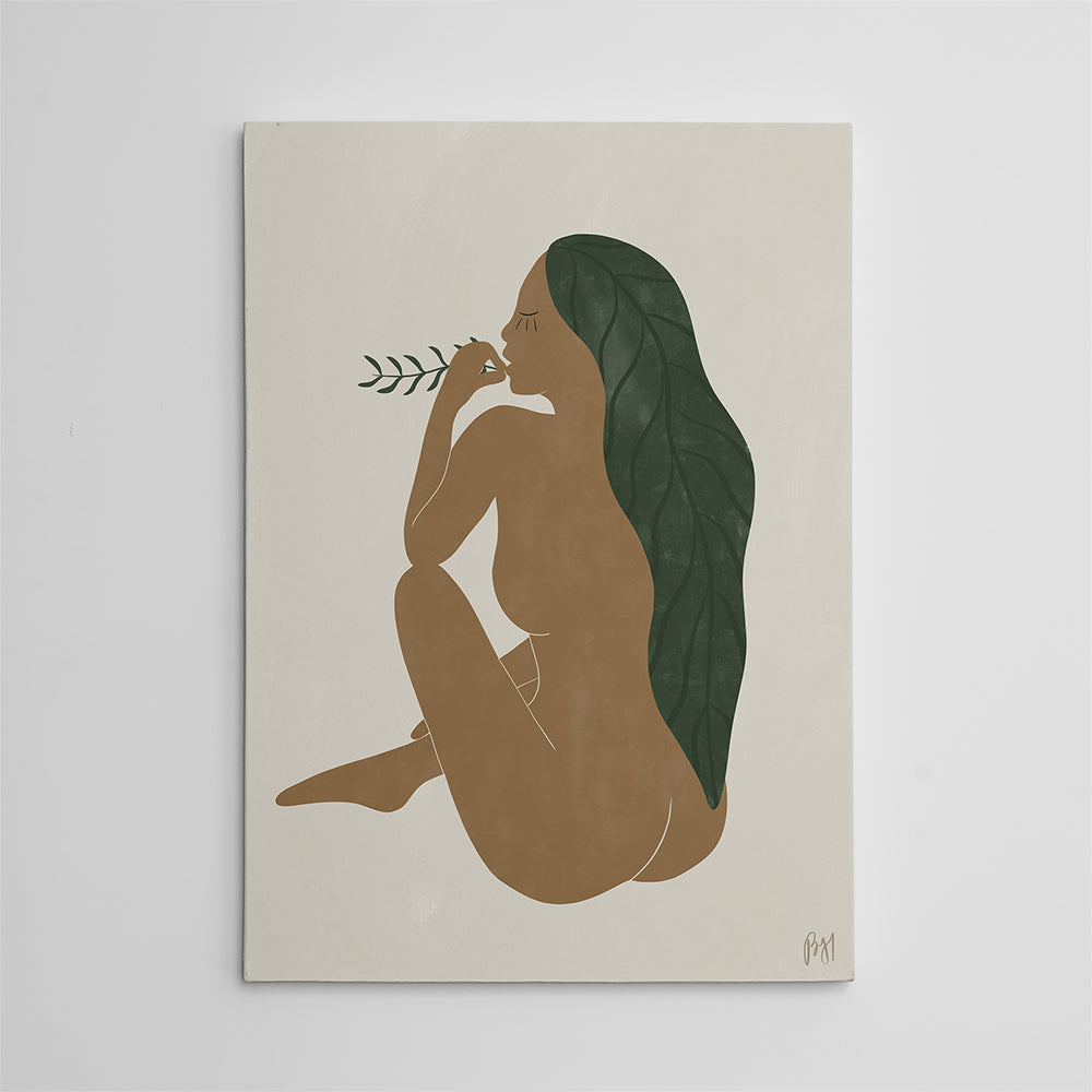 Stunning Beauty Seated Wall Art by Birch & Ink Sisters