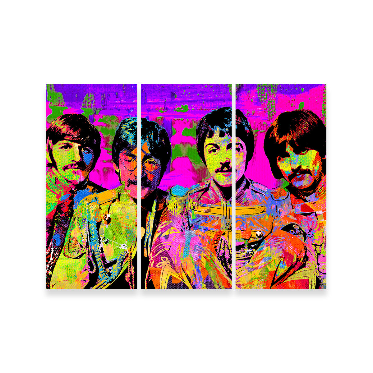Sgt. Pepper's Iconic Beatles Wall Art by Stephen Chambers