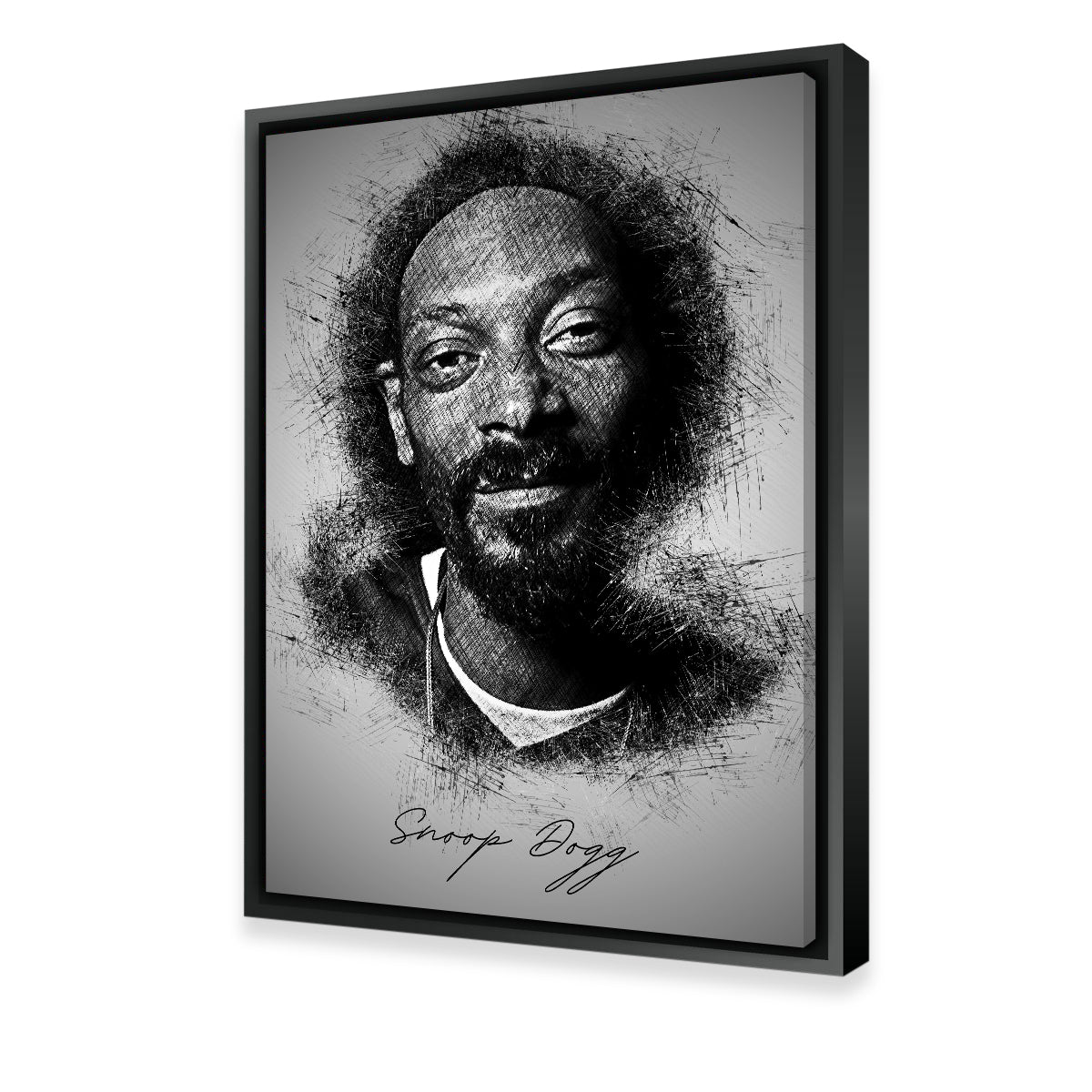 Exquisite Snoop Sketch Wall Art for Stunning Home Decor