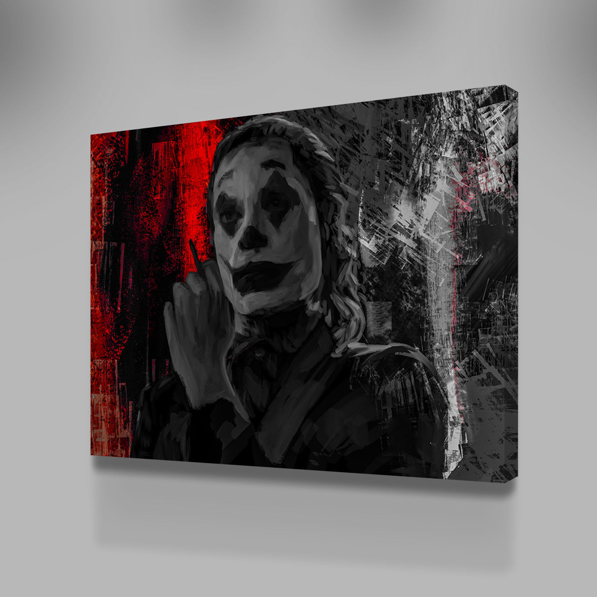 Eye - Catching Smoking Joker Wall Art by Andy Brackpool