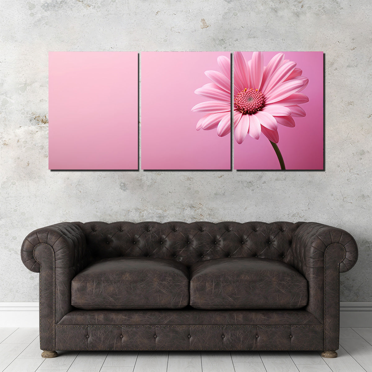 Gorgeous Pink Sunflower Wall Art