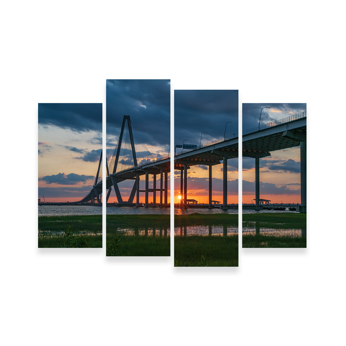 Stunning Arthur Ravenel Jr. Bridge Wall Art by Barry Pack